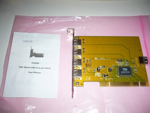 Q-tec 425u 5P USB 2.0 pci card + booklet