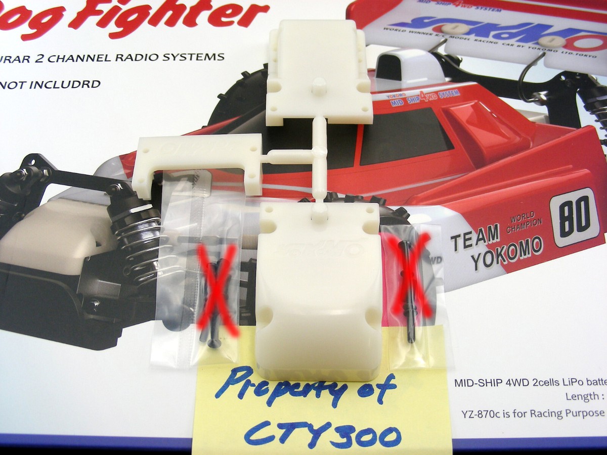 Yokomo YZ10 YZ870c Super Dog Fighter Front Rear Bulkhead