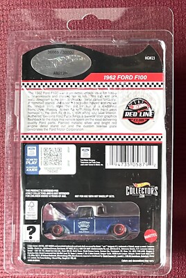 2022 Hot Wheels RLC Exclusive 1962 Ford F100 #6665 /NEW/VHTF/IN