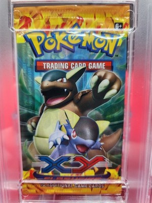 Pokemon XY Flashfire ERROR PACK PSA 8 Missing Foil Layer (1 of 2