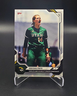Topps NOW 2026 AUSL Montana Fouts Utah Talons Softball Card Champiyonship Game