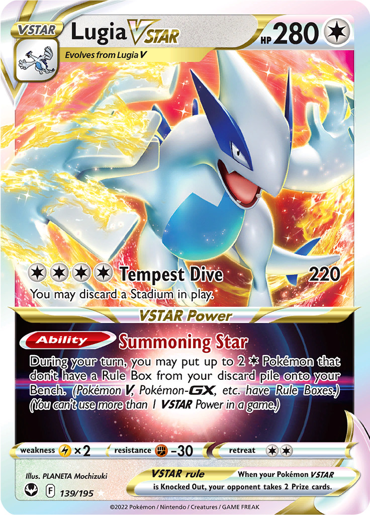 Lugia VSTAR 139/195 - Silver Tempest - Pokemon TCG - Ultra Rare