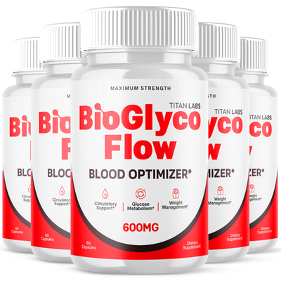 #ad 5 Pack BioGlyco Flow Advanced Blood Support Supplement Bio Glyco Flow 300 Caps $56.95