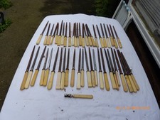 49 VINTAGE BUTCHERS KNIFE SHARPENING STEELS
