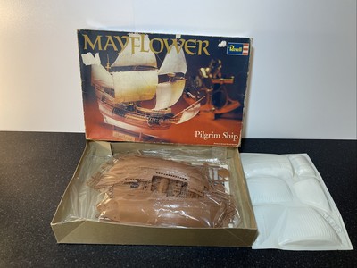 VINTAGE 1966 REVELL THE MAYFLOWER SHIP MODEL KIT - H-316 1972 Release