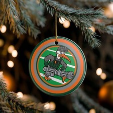 Sebastian Ibis Holiday Christmas Ornament Hurricanes 3" Ceramic Made in the USA