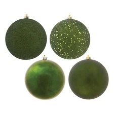 Vickerman 2.4" Moss Green Ball 4 Finish Asst 24/Bx