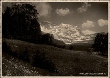 RPPC Jungfrau Interlaken Switzerland vintage postcard v151
