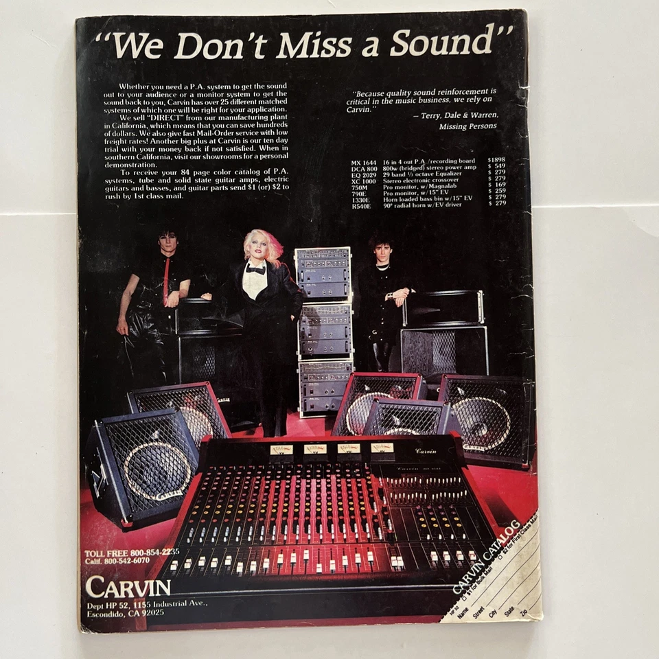 HIT PARADER ANNUAL Spring 1984; Hard Rock Ed/Journey / Interviews / Special - Image 2 of 3