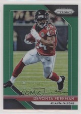 2018 Panini Prizm Green Prizm Devonta Freeman #191 g6p