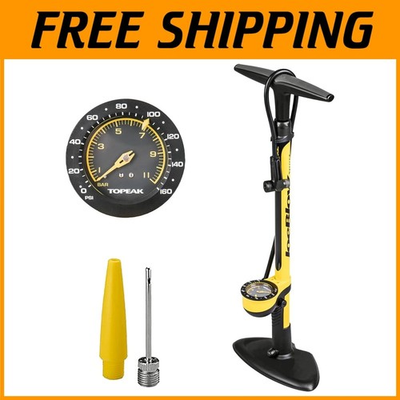 #ad #ad High Pressure Bike Floor Pump 160 PSI Steel Barrel $139.90
