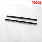 10PCS 1X40 Pin Round Single Row Ic Socket Female Pin Header fr