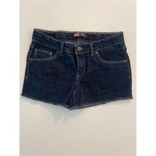 Levi's Girls Shorty Short Dark Wash Jean Shorts Size 14 NWOT