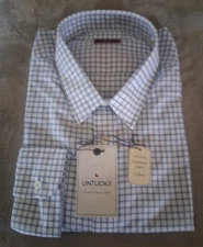 NWT MEN's UNTUCKit Long Sleeve Shirt - XXL - Regular Tall Fit - "DELANEY" - WF