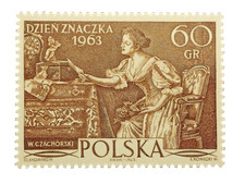 POLSKA Fi 1285 ** 1963 Dzień znaczka