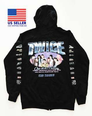 TWICE THIS IS FOR POP UP MERCH LIMITED EDITION ZIP UP HOODIE