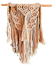 Macram Bohemian Wall Hanging College Dorm Room Apartment Sunroom