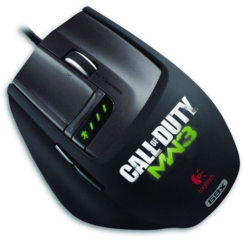 Logitech G9x Laser Gaming Maus schnurgebunden CoD MW3 Edition, 5700 dpi Laser