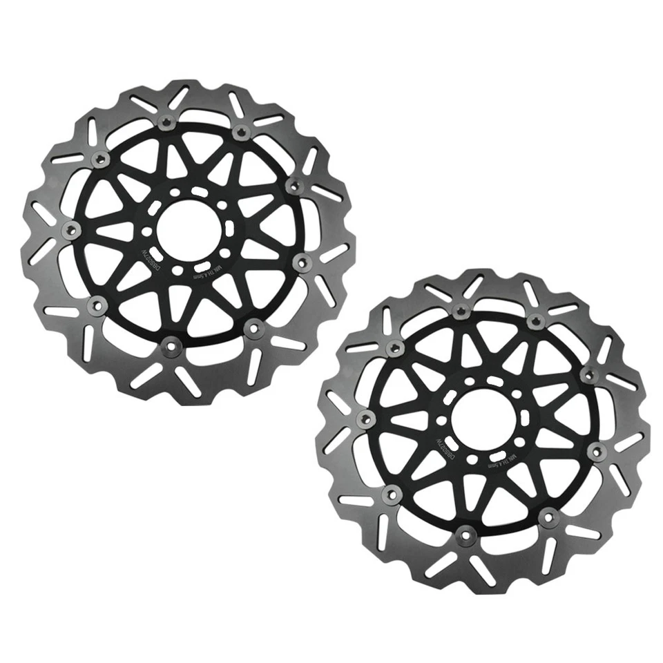 For Kawasaki Ninja ZX12R 00-03 /ZZR1200 2002-2005/ ZX9R Front Disc Brake Rotors - Image 4 of 4