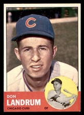 1963 Topps Baseball #113 Don Landrum NM/MT *g1