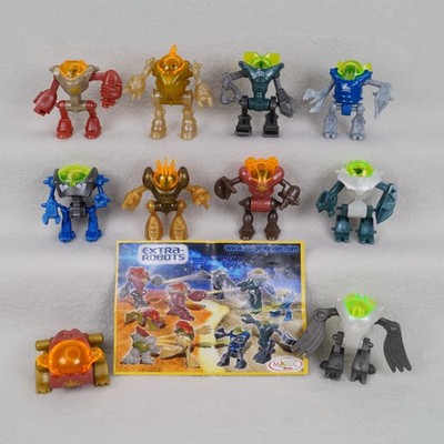 Steckfiguren Extra Robots Dark & Light Bots 2006 mit Beipackzettel Auswahl Ü-Ei