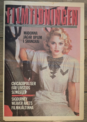 Madonna - A very rare newspaper from Sweden 1986 (Full magazine )