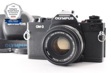  NEAR MINT- w/ Case Olympus OM-3 35mm SLR  Zuiko MC Auto-S 50mm f/1.8 From JPN