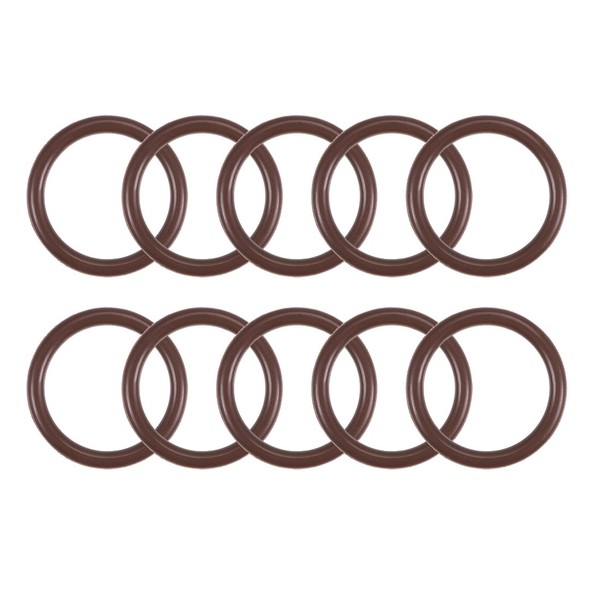 10 Fluorkautschuk O-Ringe 14Mm Od 11Mm Id 1.5Mm Breite Metrische Fkm Dichtung-image