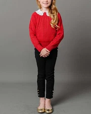 Hope & Henry Three-Button Ponte Pant