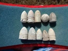 10 Different Various Confederate & Union Civil War Bullets U