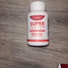 HumanN Super Beets Heart Tablets Smooth Coat 500mg Antioxidants 60 Count 08/27