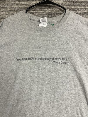 CAN/AM hockey lake Placid New York 2XL shirt gray graphics Wayne Gretzky Logo