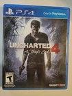 Naughty Dog Uncharted 4 A Thief's End PS4 Action Adventure Multiplayer Online