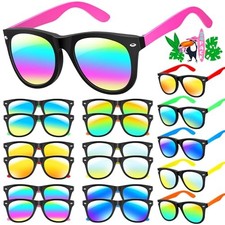 Kids Sunglasses Bulk - Neon Party Favors - 12 Pack - Neon Sunglasses