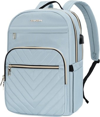 Laptop Rucksack 15,6 Zoll Wasserdicht USB Damen Schule Arbeit Reise VANKEAN