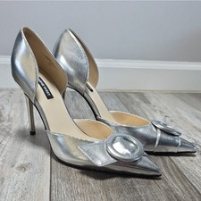 Nine West  Frolly Women's Slip-On Dress Pumps 3.98" Pointed Stiletto Heel NWOB