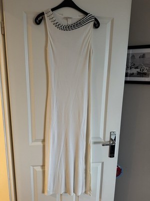 La Perla maxi dress size 38 in white *very good* elegant dress