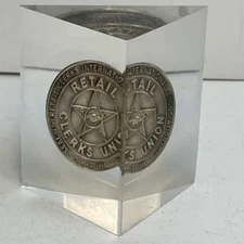 Retail Clerks Union Coin 1968 International Association R C I A