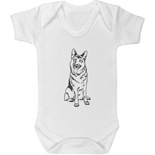'German Shepherd Dog' Baby Grows / Bodysuits (GR049649)