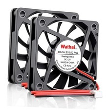 60mm x 10mm 12V 2Pin DC Brushless Exhaust Cooling Fan 12 Volt for Small
