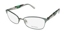 NEW VERA WANG V349 EYEGLASS FRAME METAL  PLASTIC 53-16-135 CAT EYE FULL-RIM FE