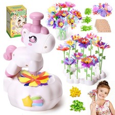 Kids Flower Press Kit-DIY Fabric Flower Craft Kits with 110 Petals 30 Centers...