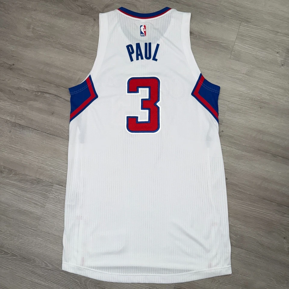 Camiseta CHRIS PAUL Corte Profesional Los Angeles Clippers L +2 Adidas Auténtico Juego de Equipo Foto 3 de 4