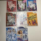Nintendo Wii Dance Game Lot of 8 - Just Dance 1 2 3 2015 2019 DDR II - Tested