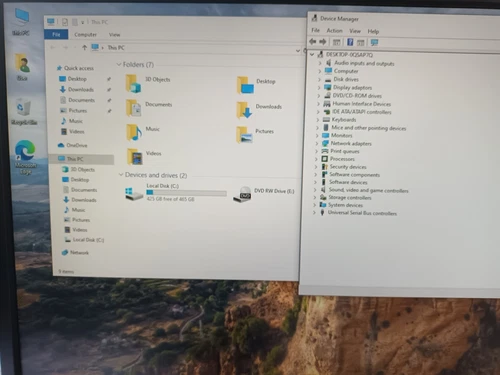 Fujitsu Windows 10 64bit PC I3 6ª Generación 3.7Ghz 8GB 500GB DP/DVI Video DVD - Imagen 4 de 8