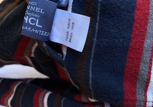 VANCL Reversible Flannel Stripes or Plaid Shirt Snaps on both sides Size M - Picture 9 of 10