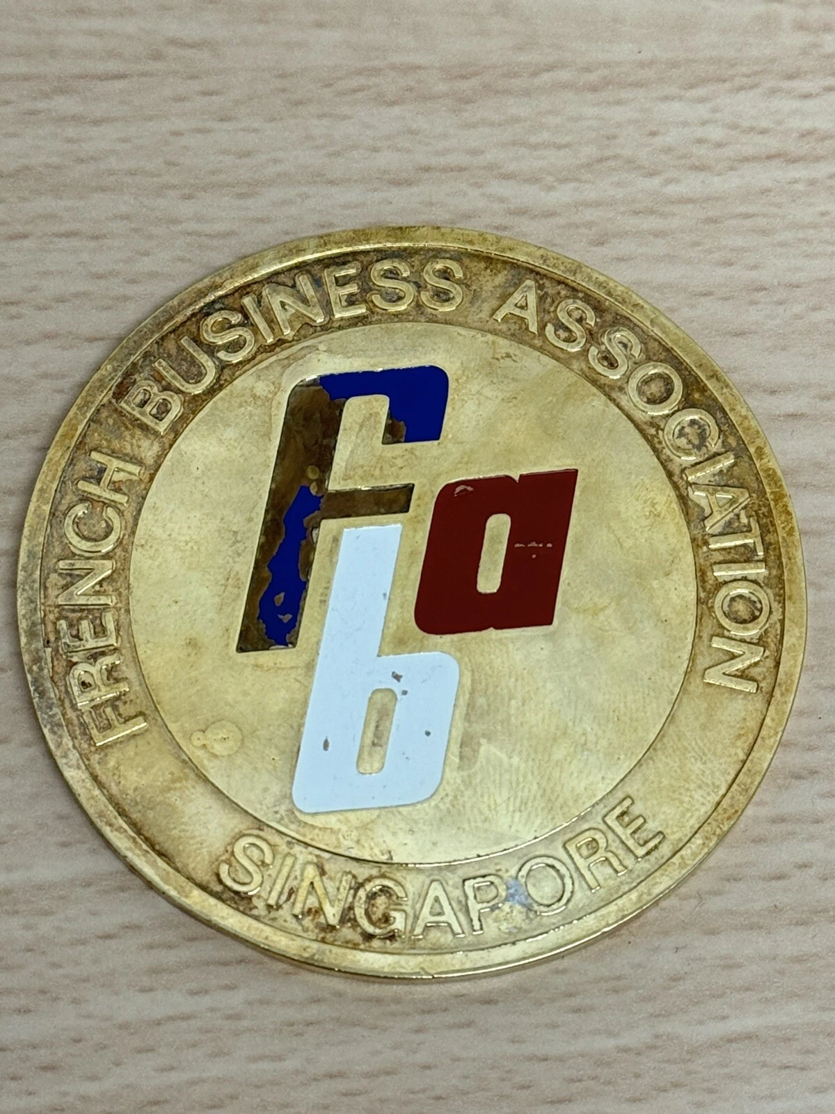 Médaille French Business Association Singapore F B A 26 Novembre 1986
