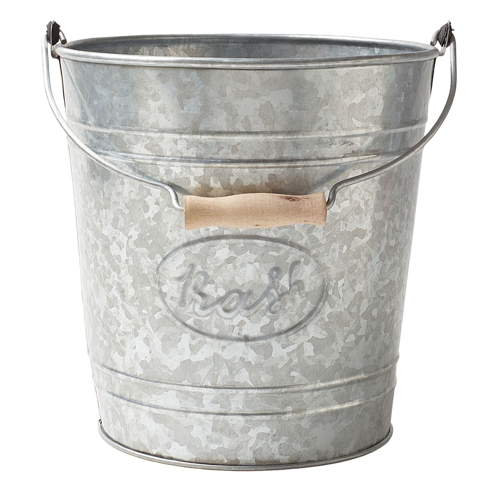 Autumn Alley Farmhouse Bathroom Trash Can Galvanized Trash