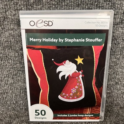 OESD Merry Holiday #80116 USB Embroidery Collection 50 Christmas Designs New