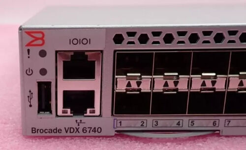 Brocade VDX 6740 BR-VDX6740-24-F 48x 1/10GbE SFP+ +4x 40Gb QSFP+ Ethernet Switch - Picture 2 of 8